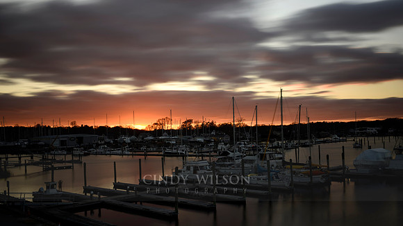 Moving Clouds at Sunset, Wickford