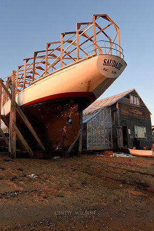Saudade, Boatyard, Cannon & Benjamin, Martha's Vineyard