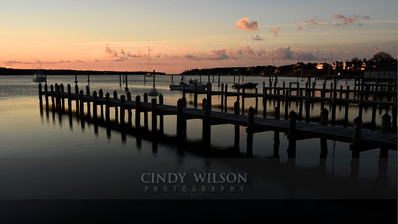 Pilings at Dawn, Edgartown, MA
