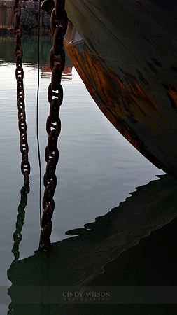 Barge Reflections, New Haven