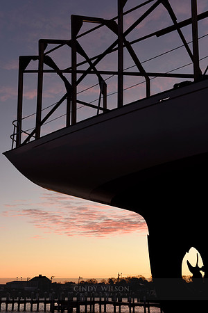 Silhouette, Boatyard, Cannon & Benjamin, Martha's Vineyard