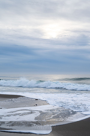 Swirling waters, Charlestown Beach