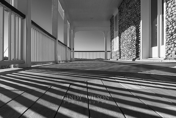 Late Day Shadows, Sullivan House, Block Island