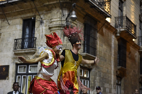 Stilt Dancers, Havana, 2018