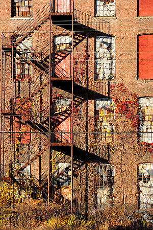 Fire Escape, Union Wadding Mill, Central Falls