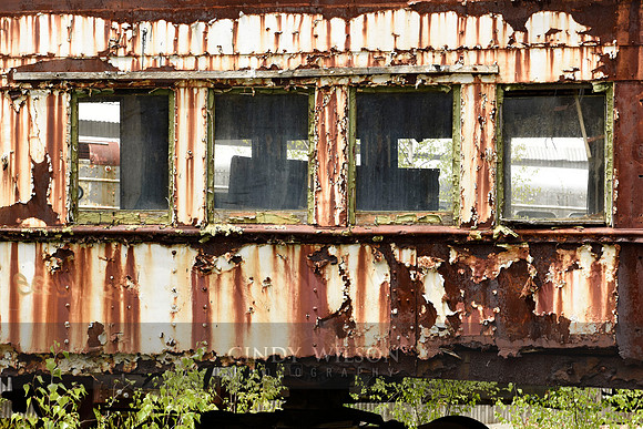 Peeling Rail Car, Kennebunk, ME