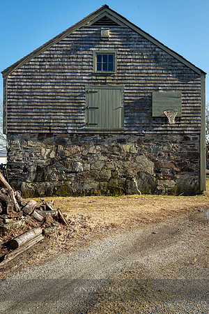Barn with Stone Foundation, Little Compton