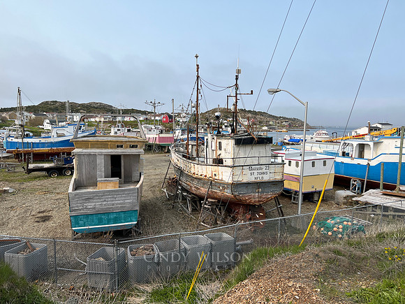 Boats out of Water, Durrell, Newfoundland