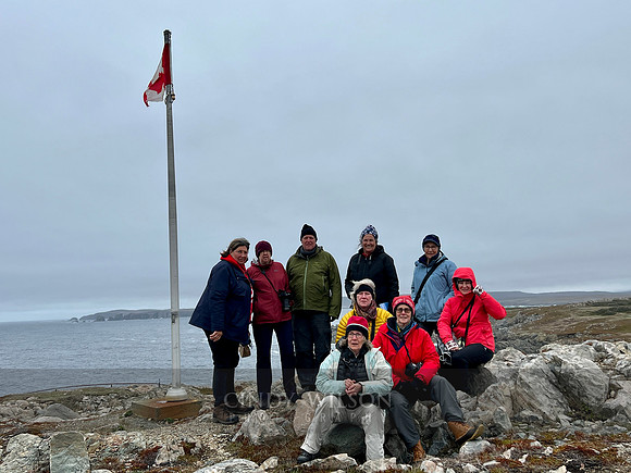 Our gang at the Bonavista Lighthouse