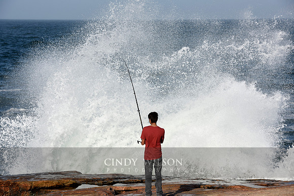 Fisherman in the Surf, Hazard Rock