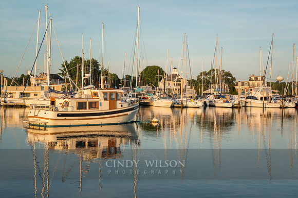 Morning Reflections, Wickford Harbor