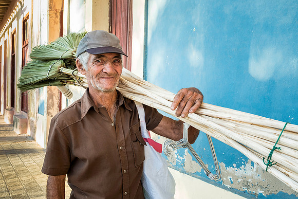 Broom Vendor, Gibara, Cuba