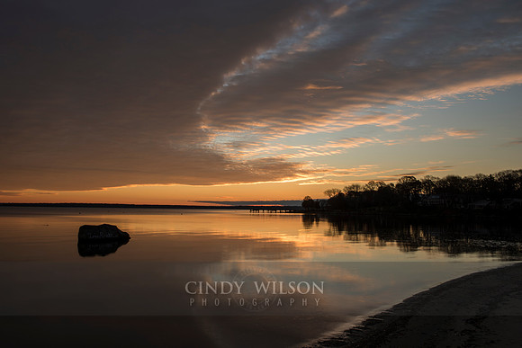 Curved Sunrise, Town Beach, Wickford
