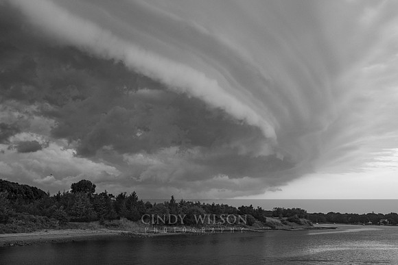 Storm Cloud over Cornelius Island