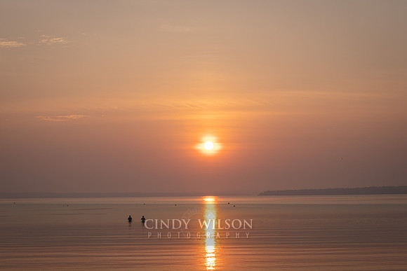 Wading into the Sunrise