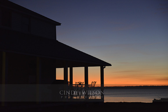 Cottage Sunrise, Shore Acres, Wickford Harbor