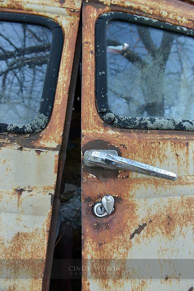 Old Van with a Heart Shaped Lock, Avondale, Westerly