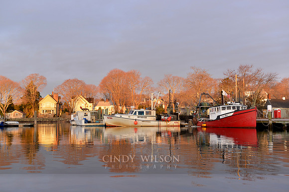 Morning Reflections, Town Dock