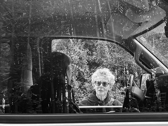 Through the Taxi Window courtesy of Meg Kerr