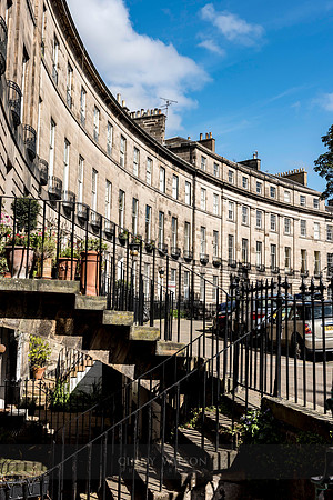 Curved Buildings, New Town, Edinburgh