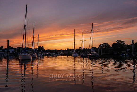 Channel Sunset at Sunset, Wickford