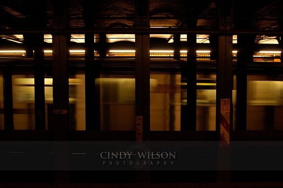 Passing Subway, NYC