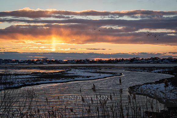 Marsh Sunset, East Matunuck