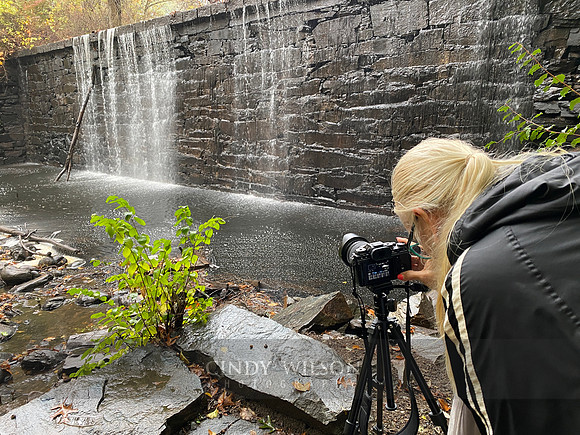 Private lesson at the Bleachery Falls
