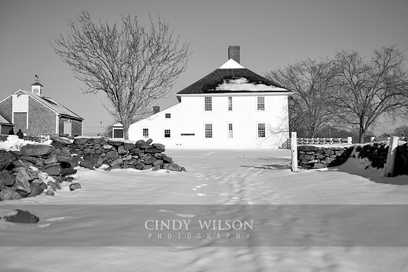 Casey Farmhouse in the Snow
