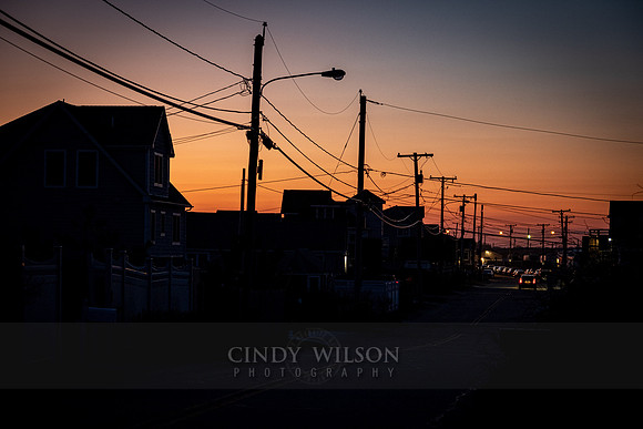 Matunuck Street at Sunset