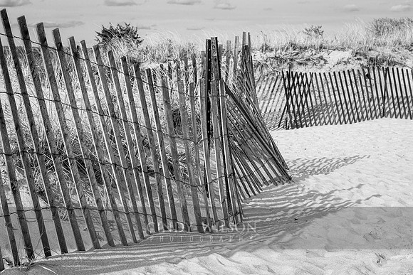 Beach fence, Charlestown, RI
