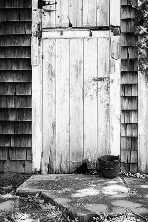 Door with Rusted Kettle