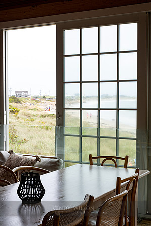 French Doors Overlooking Crescent Beach, Block Island