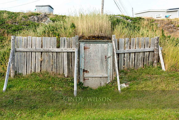 Fenced in Root Cellar, Twillingate