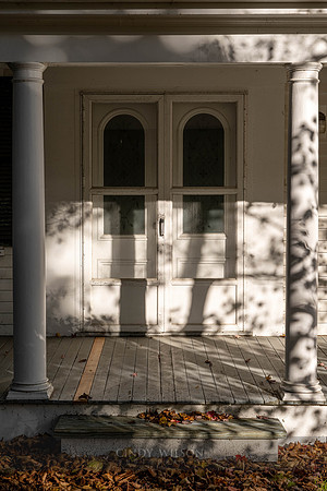Shadows on Double Doors, Wellfleet
