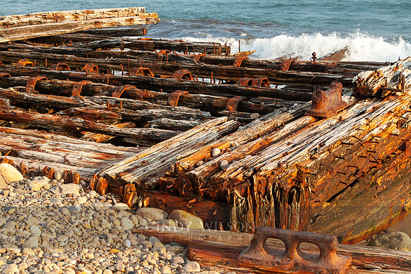 Rail Barge Ruins, Detail, Cuttyhunk
