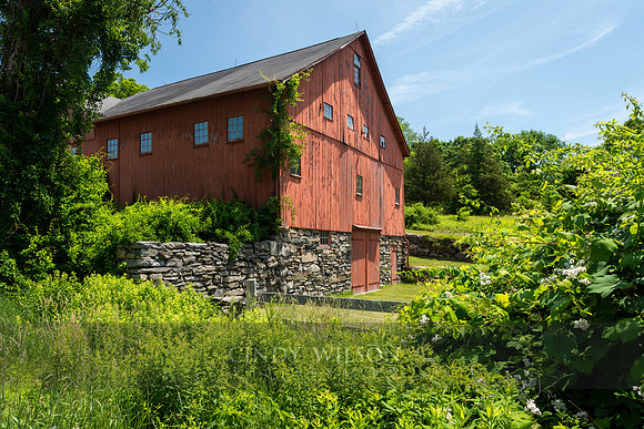 Red Barn in the Sunshine