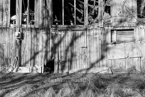 Barn Remnants, Winter, West Greenwich