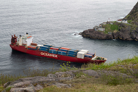 Ship Entering St John's Harbor