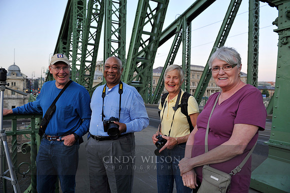 Friends on the Liberty Bridge, Budapest