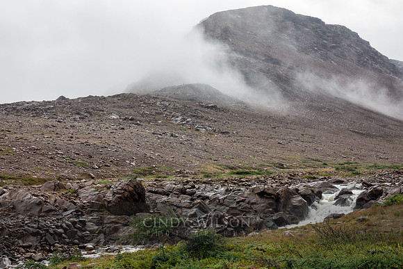 Brook with Distant Fog, Tablelands