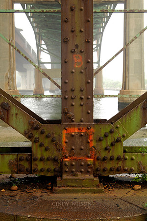 Under the Sakonnet River Bridge