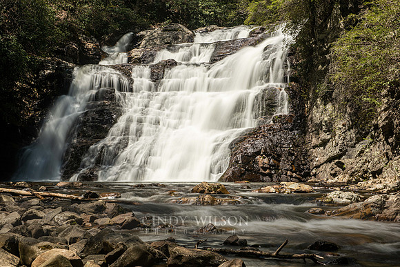 Waterfall, Long Exposure, Roan Mountain