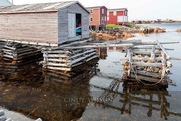 Fishing Stage Reflections, Joe Batt's Arm